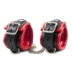 Deluxe Lockable Leather Wrist / Ankle Cuffs