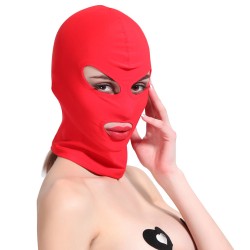 Fetish Fantasy Spandex 3 Hole Hood