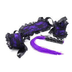 Lace Blindfold &amp; Cuffs Bondage Kit