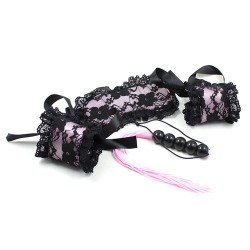 Lace Blindfold &amp; Cuffs Bondage Kit