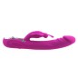 Heating Silicone Rabbit  Vibrator With Penis Head