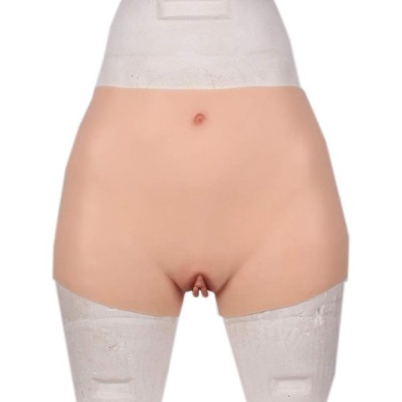 Butt Lift Fake Vagina Pants with Navel