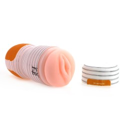 Qing Series Pocket Masturbation Vagina - Orange