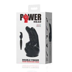 Double Finger Wand Massager Head