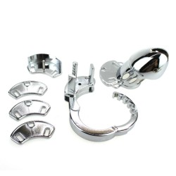 Male Chastity Device Adjustable 5 Size Ring