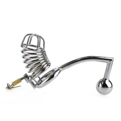 The Jail House Chastity Device With Anal Intruder