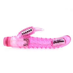 Dual Stimulator Curve Seduction Jelly Vibrator