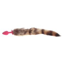 Geisha Ball Silicone Butt Plug With Fox Tail