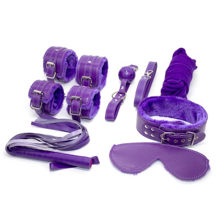 Senior Plush SM Bondage Kit - 7 Pcs