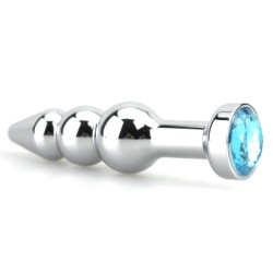 Bright Silver Ultimate Aluminum Anal Intruder