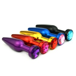 Colorful Basics Aluminum Anal Plug