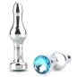 Silver Color Advanced Aluminum Butt Plug