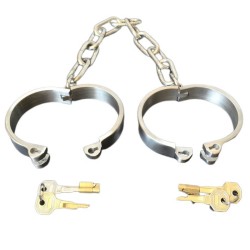 Plug Key Steel Wrist/Ankle Cuffs