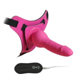 Harness Silicone Dildo With 10 Model Vibrations