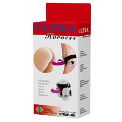 Ultra Harness Silicone Strap On Vibrator