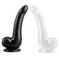 Snake Pattern Jelly Dildo