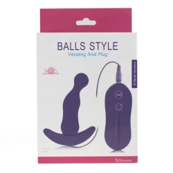 Balls Style Vibrating Anal Plug