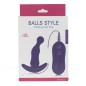 Balls Style Vibrating Anal Plug