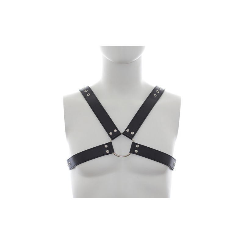 Deluxe Leather Chest Harness