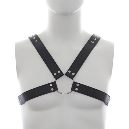 Deluxe Leather Chest Harness