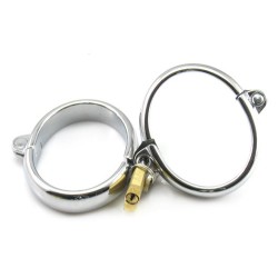 Chrome Wrist / Ankle Cuffs with Lock