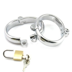 Chrome Wrist / Ankle Cuffs with Lock