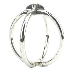 Ellipse Stainless Steel Cross Cuffs