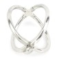 Ellipse Stainless Steel Cross Cuffs