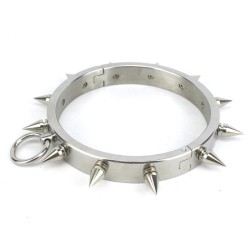 Male And Female Stainless Steel Spiked Dog Collars