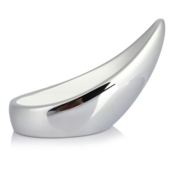 Chrome Plated Teardrop Cock Ring