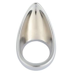 Chrome Plated Teardrop Cock Ring