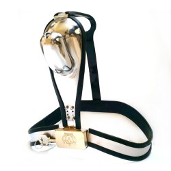 Male Chastity Belt with Cock Cage