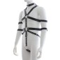 Fetish Full Body Harness With Double Cuffs