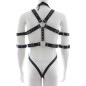 Fetish Full Body Harness With Double Cuffs