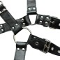 Neck Collar Body Harness Leather Straps