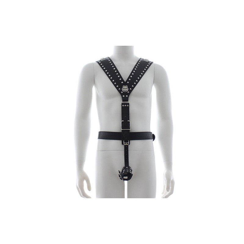 Men's Body Harness with Cock ring