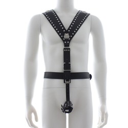 Men's Body Harness with Cock ring