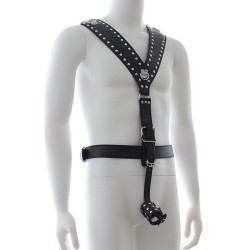 Men's Body Harness with Cock ring