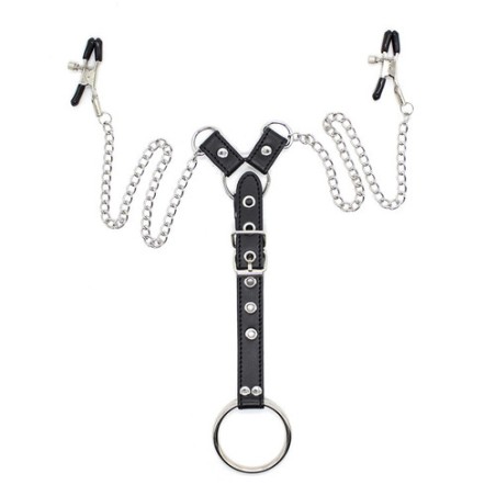 Nipple Clamps &amp; Cock Ring Set