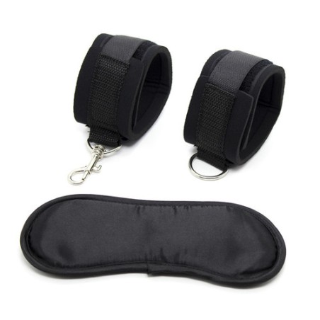 Blindfold And Cuff Bondage Set