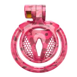 Sissy Chastity Cage With 5 Arc Rings- CX2