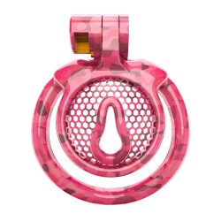 Sissy Chastity Cage With 5 Arc Rings- CX1