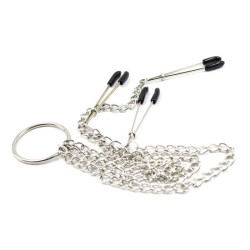 Nipple Tweezers and Clit Clamp with Chain