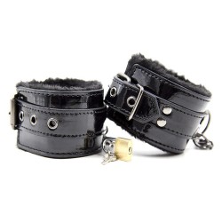 Fur Lined Wrist and Ankle Cuffs