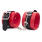 Deluxe Red/Black Locking Cuffs