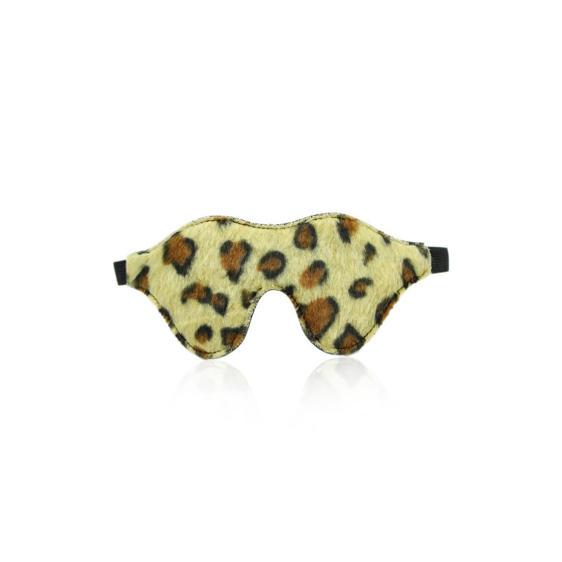 Fur Leopard Blindfold