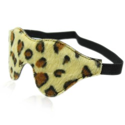 Fur Leopard Blindfold