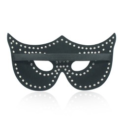 Eye Mask with Rivets Detail