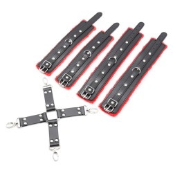 Fur Lined Wrist Restraints &amp; Ankle Restraints Kit