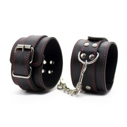 pin buckle red line handcuffs shackle